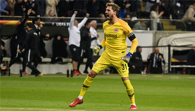  特拉普神勇发挥力保法兰克福德甲城门不失